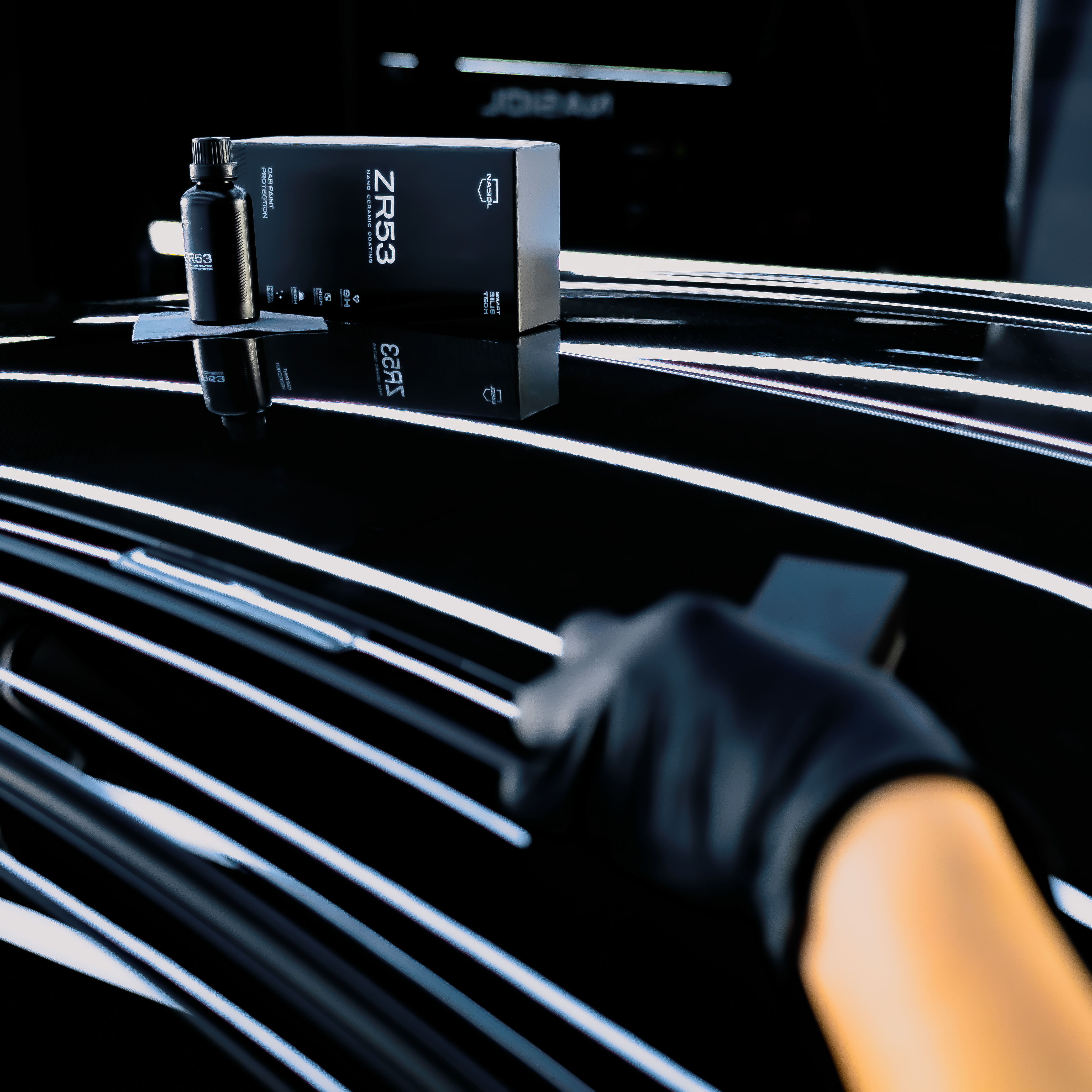 bil med keramisk coating der er vaskehal godkendt